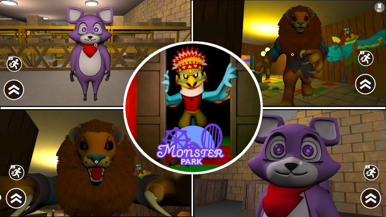 NEW!! (INDIGO PARK) Realistic fangame [Release] | Monster Park Horror Games | Full level 1 complete!