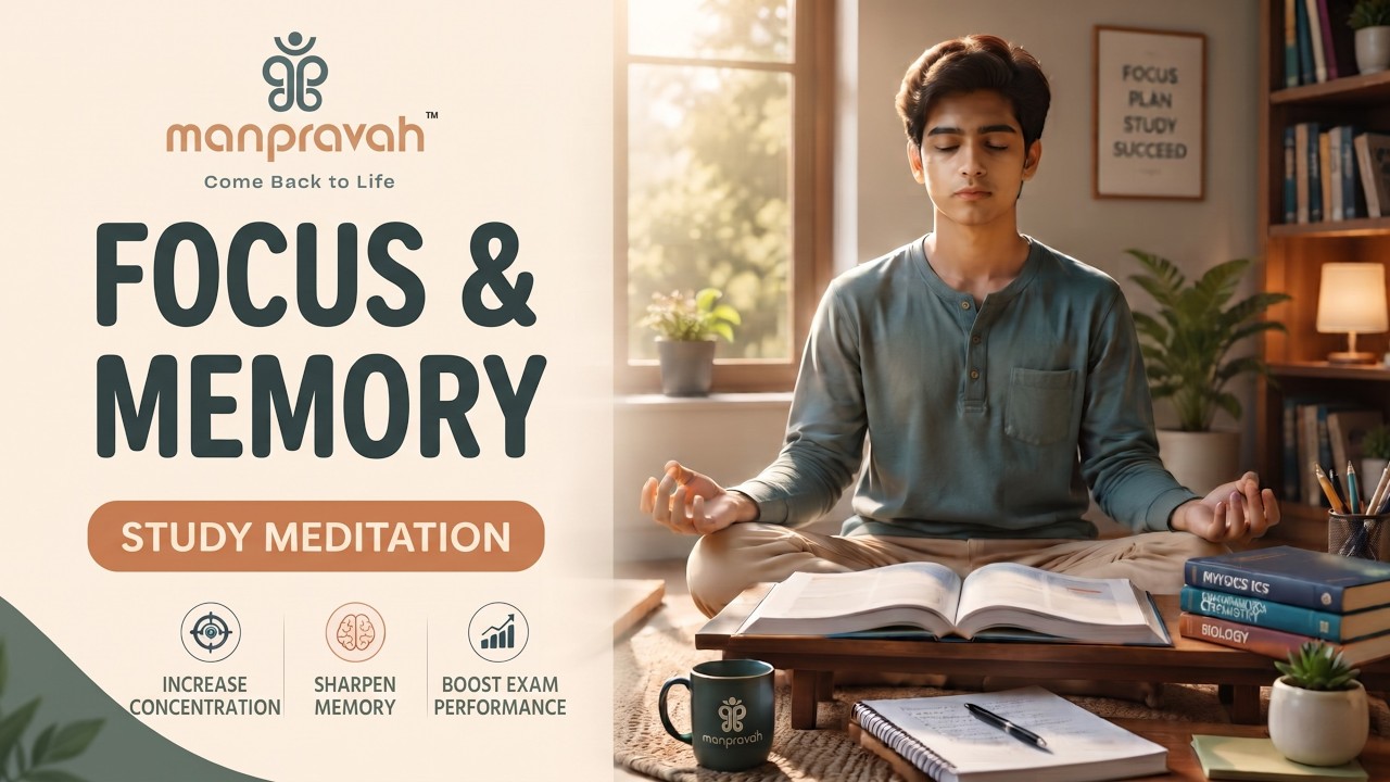 Meditation for Students | Increase Focus, Memory & Exam Performance (Hindi)