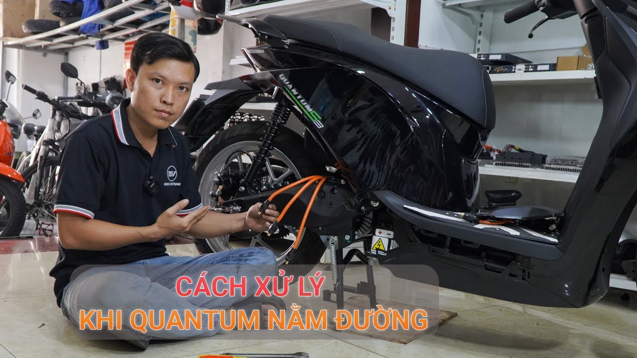 Datbike Quantum #25 C&aacute;ch Xử L&yacute; Khi Quantum Nằm Đường | Ebike VietNam