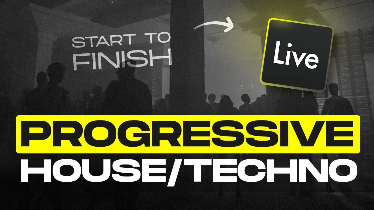 PROGRESSIVE Melodic Techno Tutorial 💥 Start To Finish 🚀