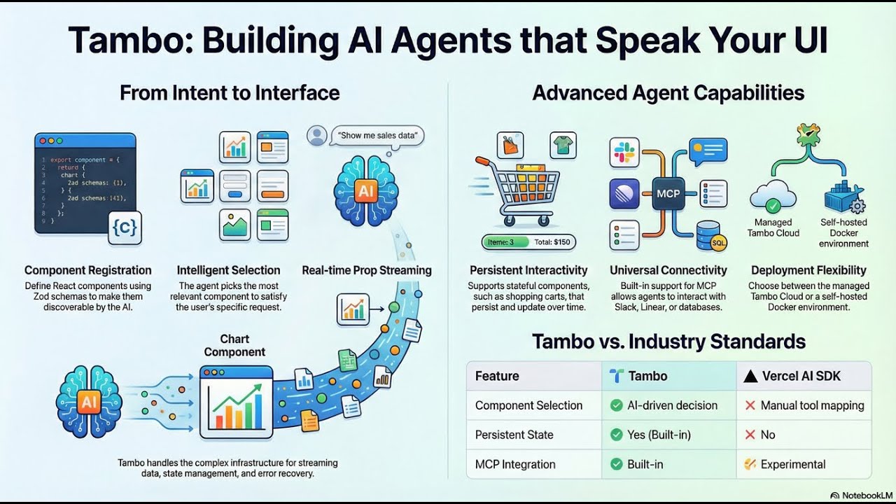 (Podcast) Building the Future with Tambo Generative UI for React