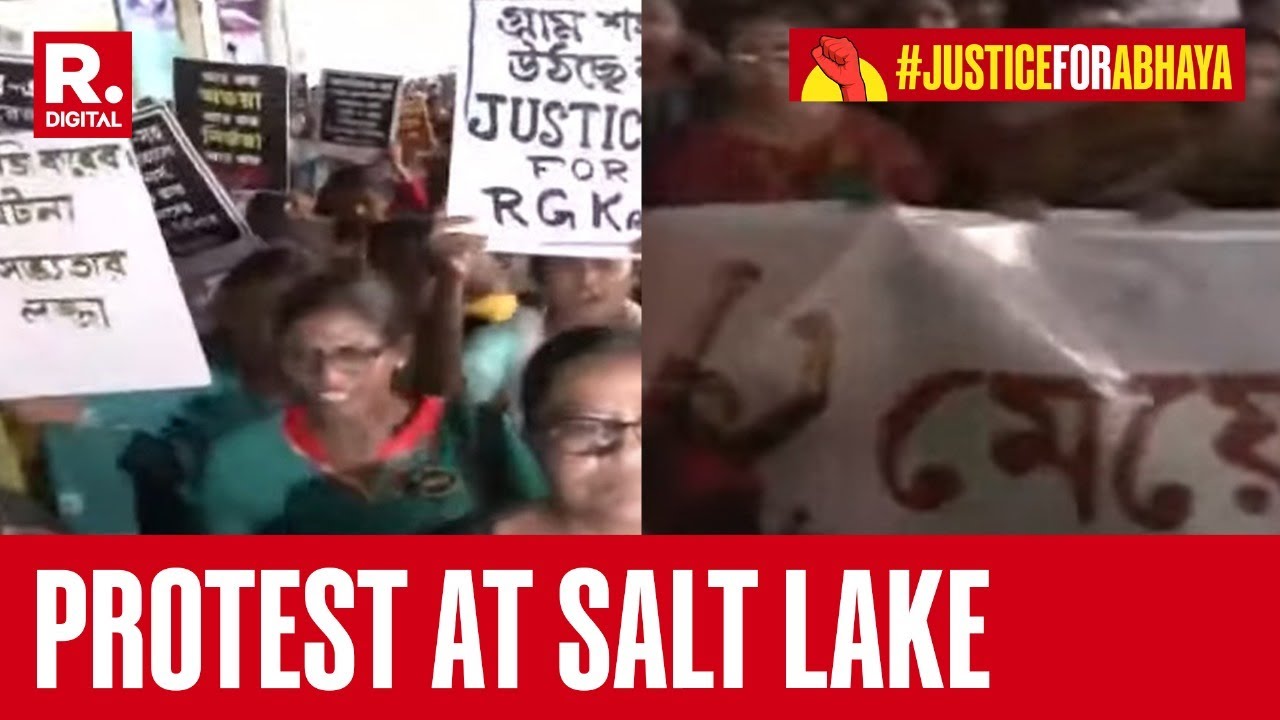 RG Kar Protest Latest Updates: Women Protesters Lead Rally Demanding Justice For Abhaya