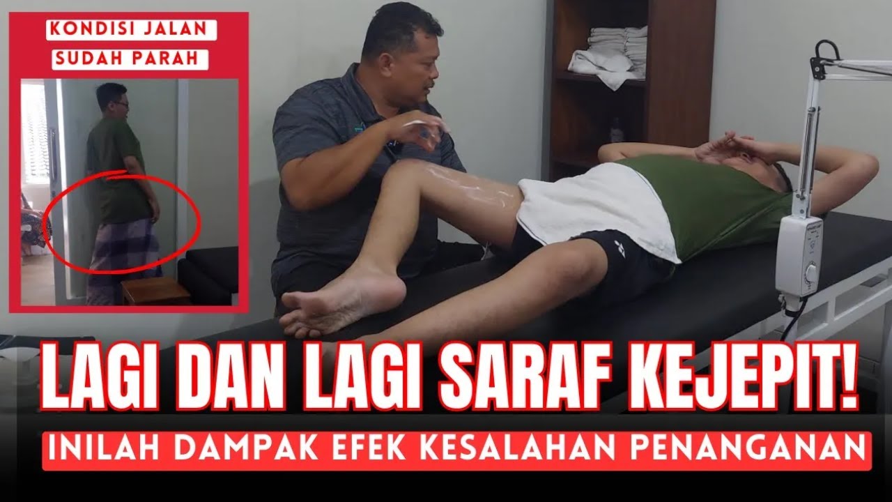 LAGI DAN LAGI SARAF KEJEPIT! INILAH EFEK SALAH PENANGANAN - MCO ARIF