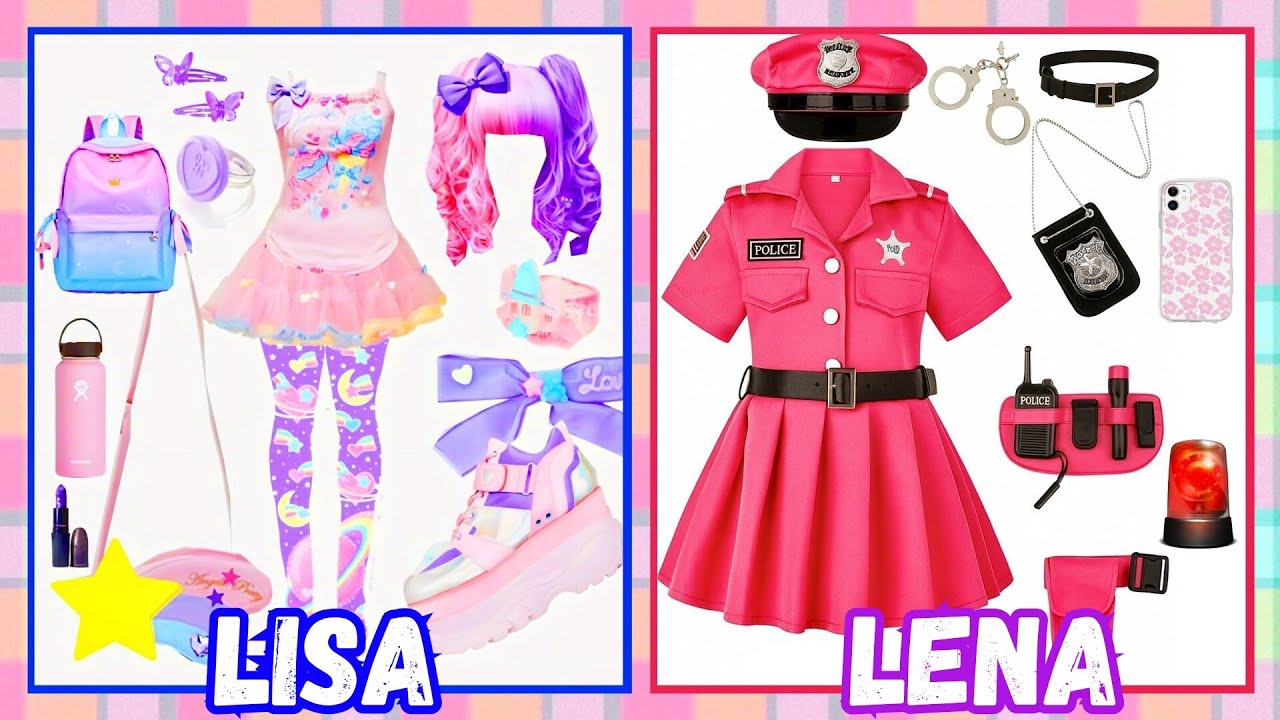 Lisa or Lena 😍(hard decision)#lena #lisa #lisaandlena #lisaorlena #viral #trending #ai #trending