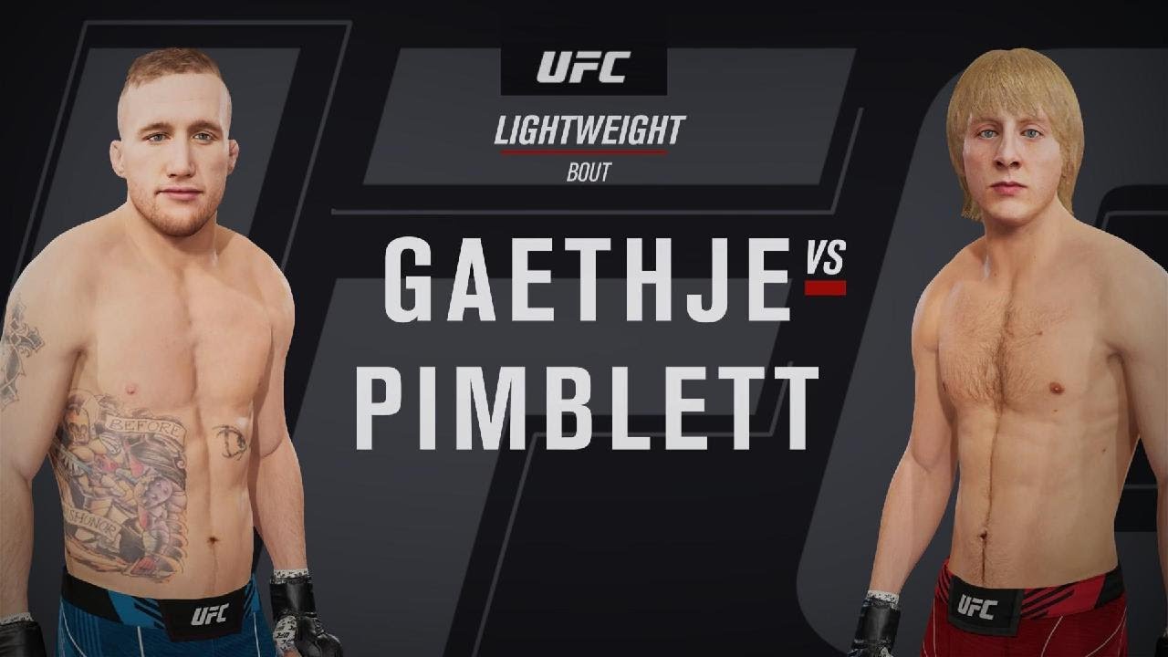 Justin Gaethje vs Paddy Pimblett 🤼👊🔥 *UFC 324* | EA SPORTS UFC 4