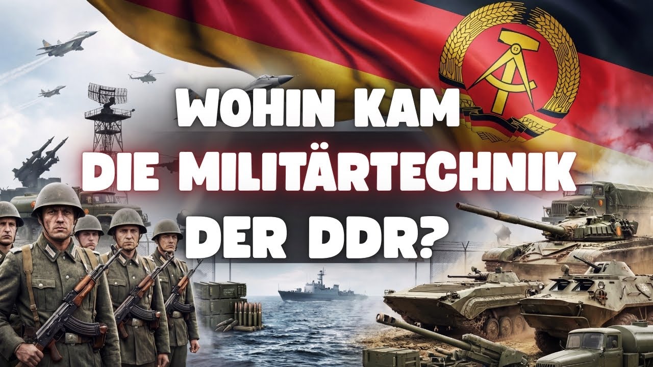 Militärtechnik der DDR nach der Einheit: Wohin verschwanden Panzer, Jets und Schiffe?