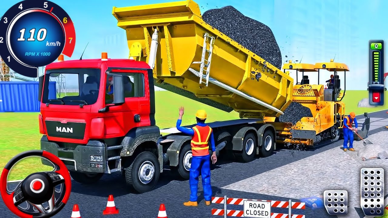 Construction Simulator Game 3D | JCB Excavator & Dump Truck Gameplay