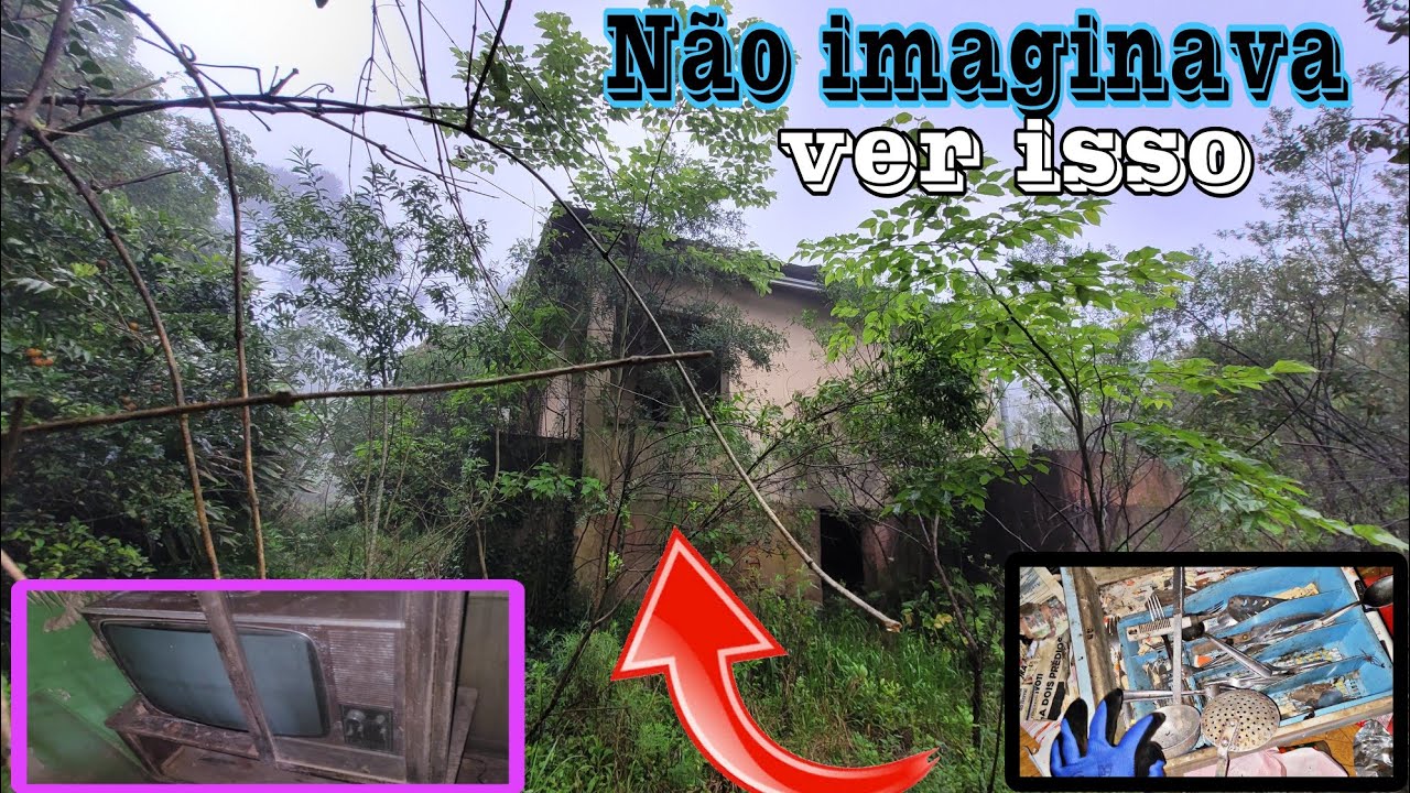 Deixaram coisas valiosíssimas tudo abandonado