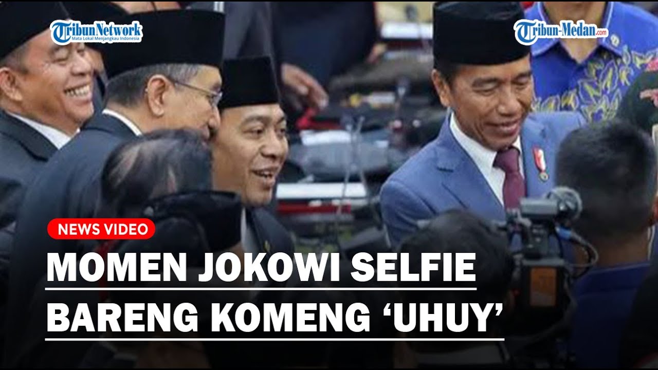 JOKOWI JADI REBUTAN, Diajak Selfie Bareng Komeng hingga Titiek Soeharto di DPR❗