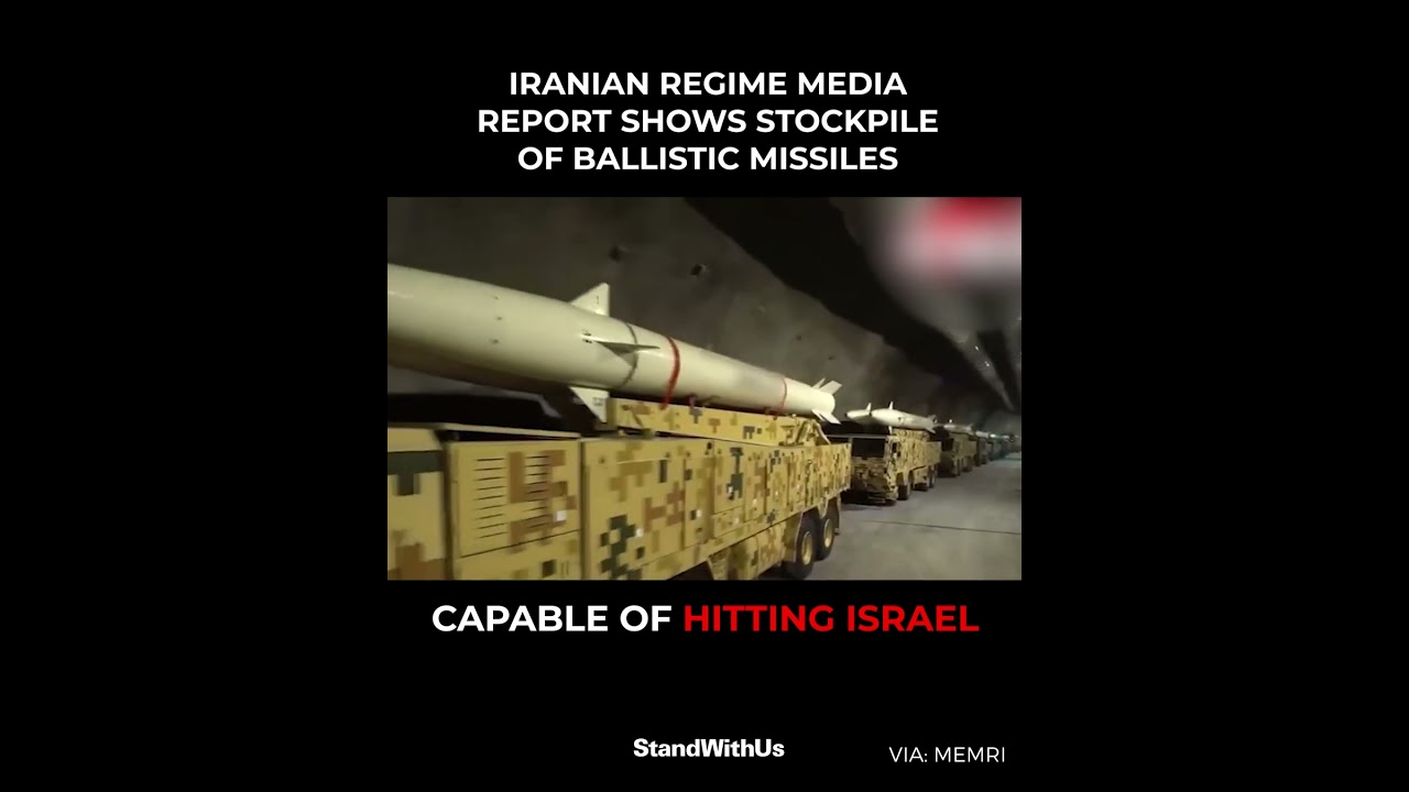 New Footage Shows Iran&rsquo;s Ballistic Missile Arsenal