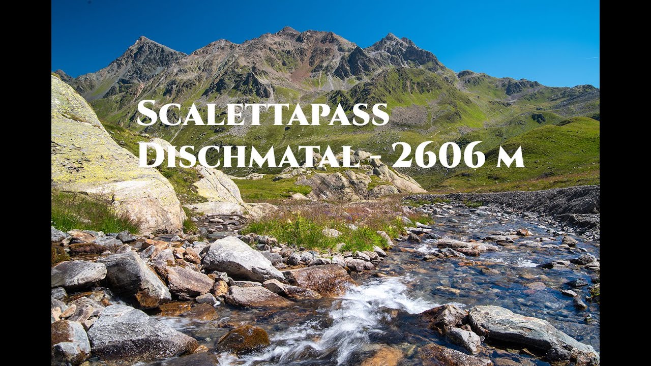 Wanderung im Dischmatal (Seitental von Davos) auf den Scalettapass - 2606  m
