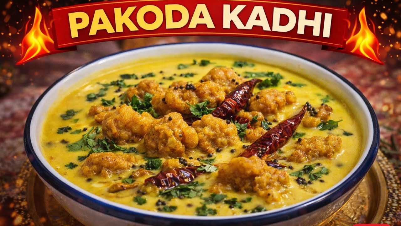 Pakoda kadhi recipe😋 #trending #viral #cooking #youtubeshort #recipe 