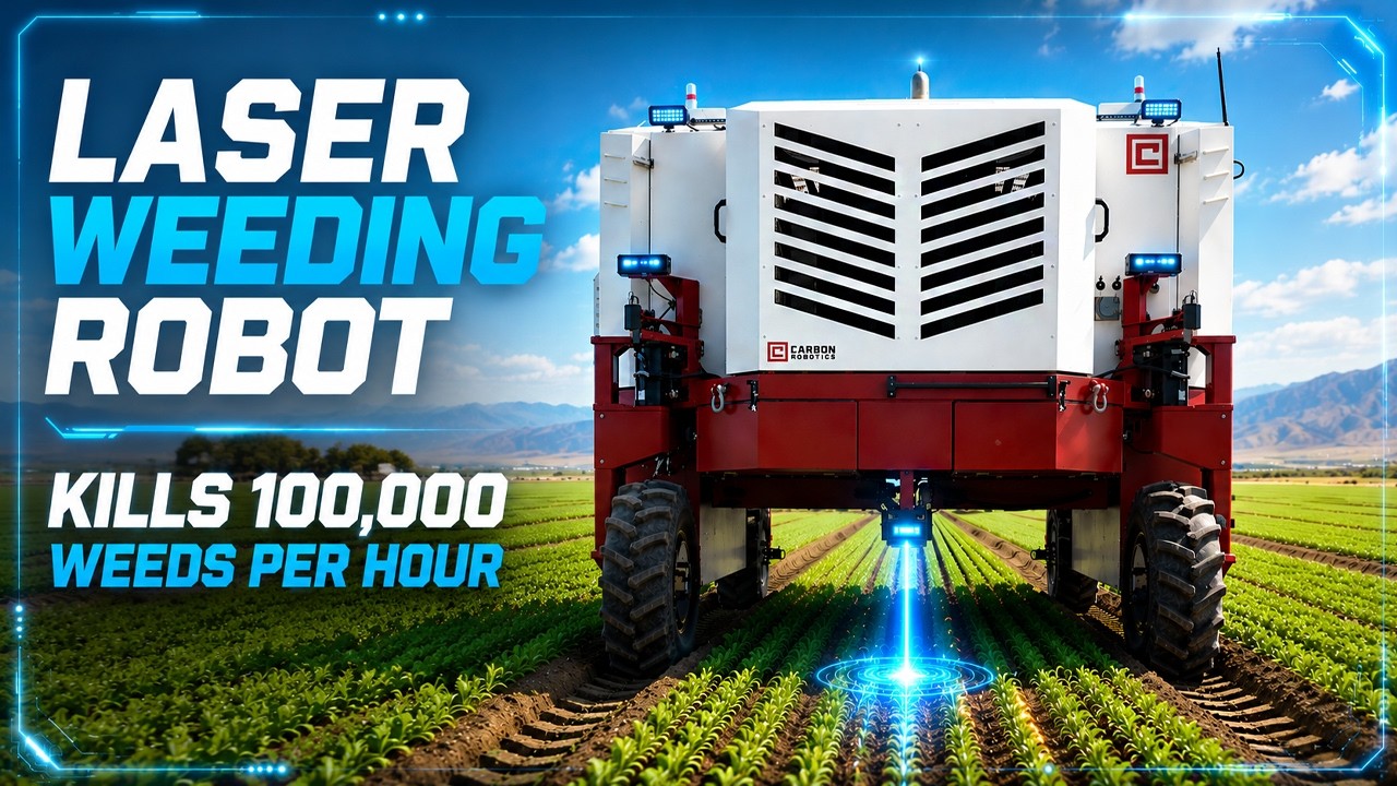 Laser Weeding Robot Kills 100,000 Weeds Per Hour