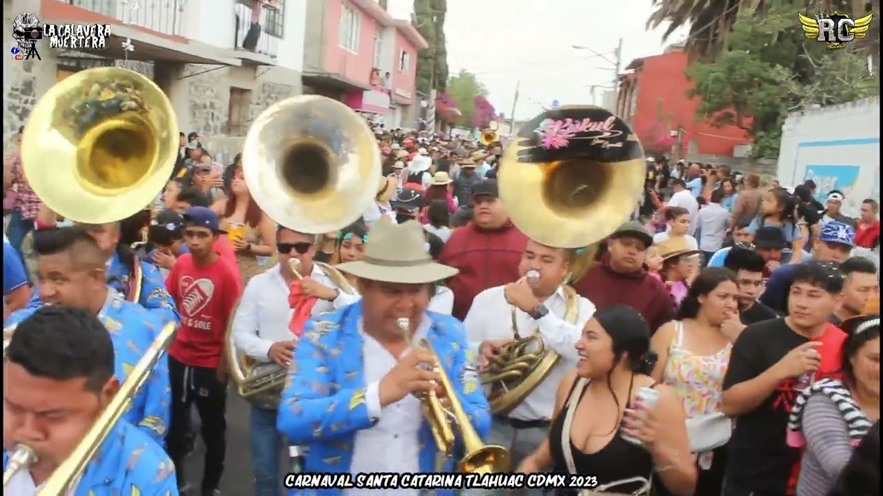 Banda Reyes del Carnaval en santa Catarina Tlahuac CDMX 2023