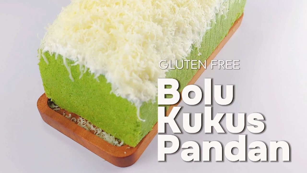 Bolu Pandan Kukus 3 Telur - Tanpa Tepung Terigu