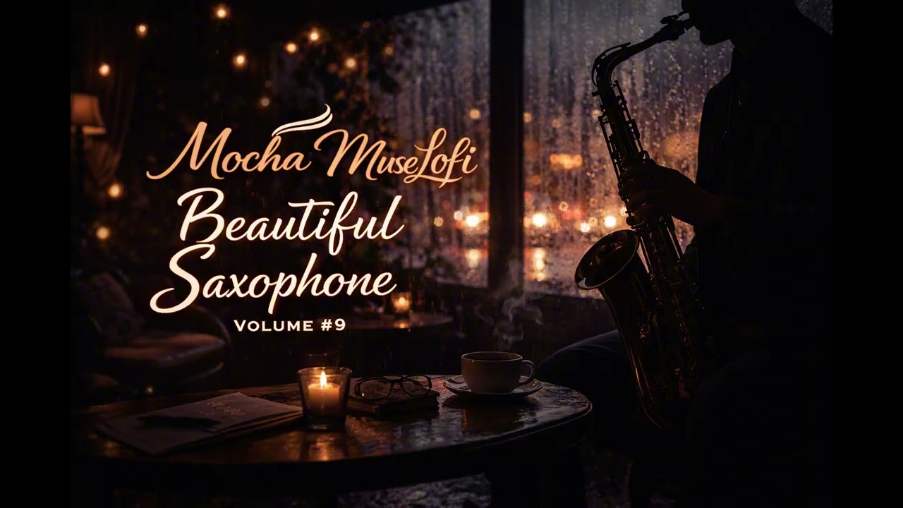 Romantic Sad LoFi Jazz Saxophone 🎷 Rainy Cafe Vibes | Sleep / Focus / Chill (Volume #9)