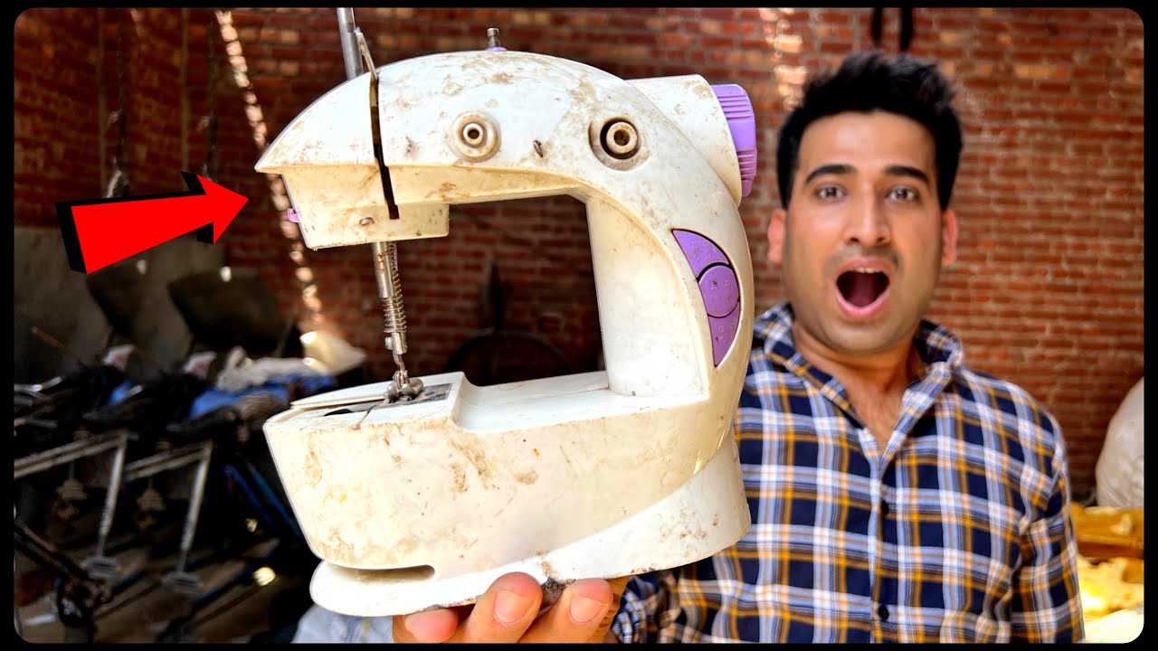 Sirf ₹100 Me Mili Mini Sewing Machine 🤑 Kaam Karegi Kya? 😮