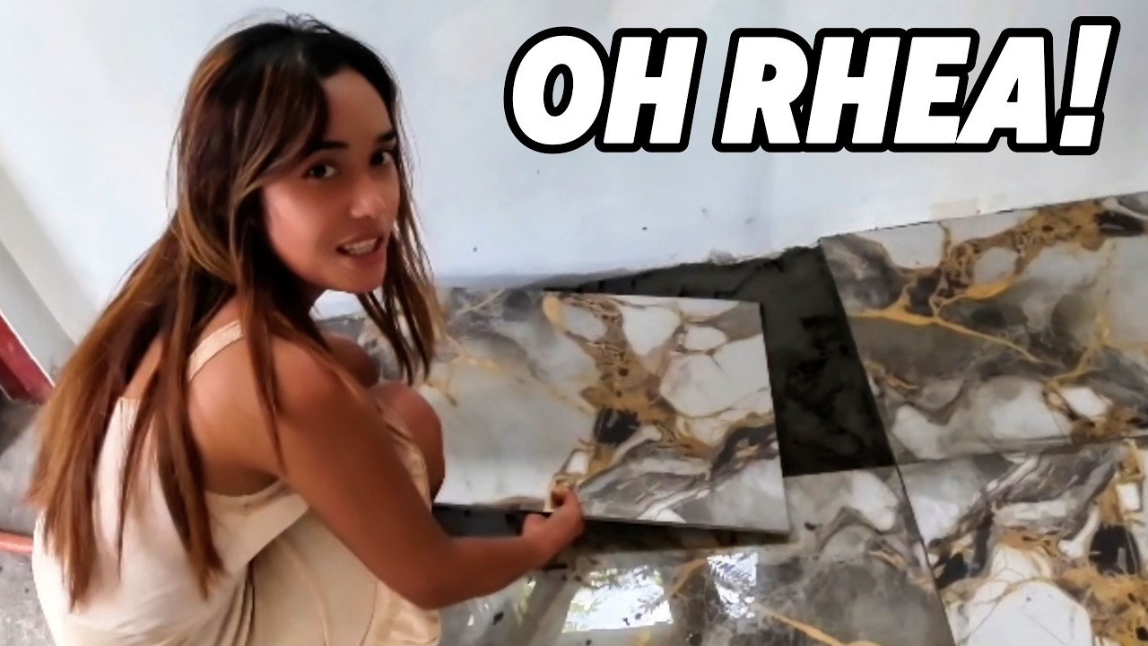 🇵🇭 Строительство дома — Напольная плитка просто великолепна!