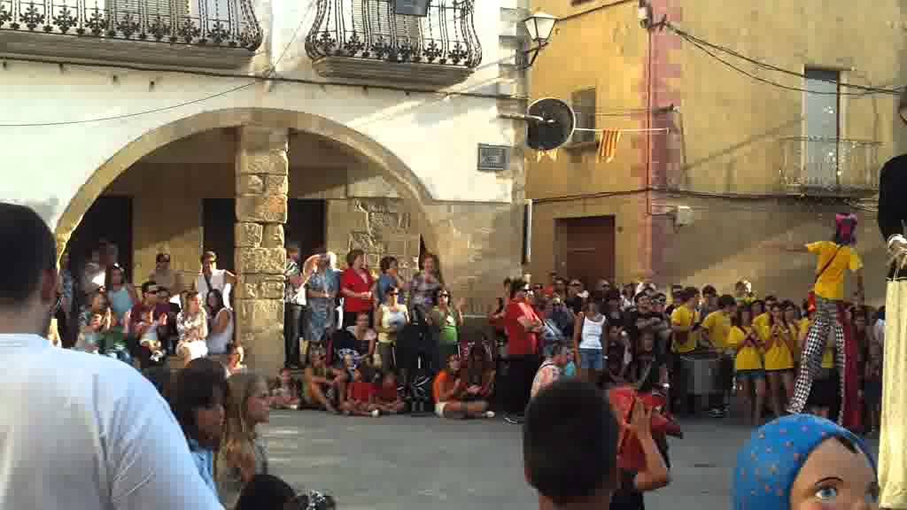 COLLA GEGANTERA DE CANOVELLES TROBADA L' ALBI 2012  LLEIDA.wmv