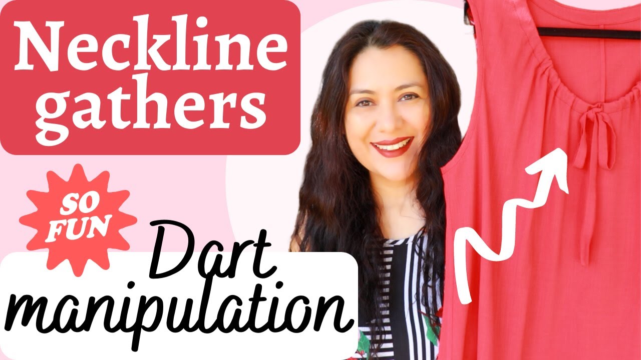 Dart Manipulation FUN. Harmony Blouse (Love Notions). Neckline gathers. Recreating my favorite top