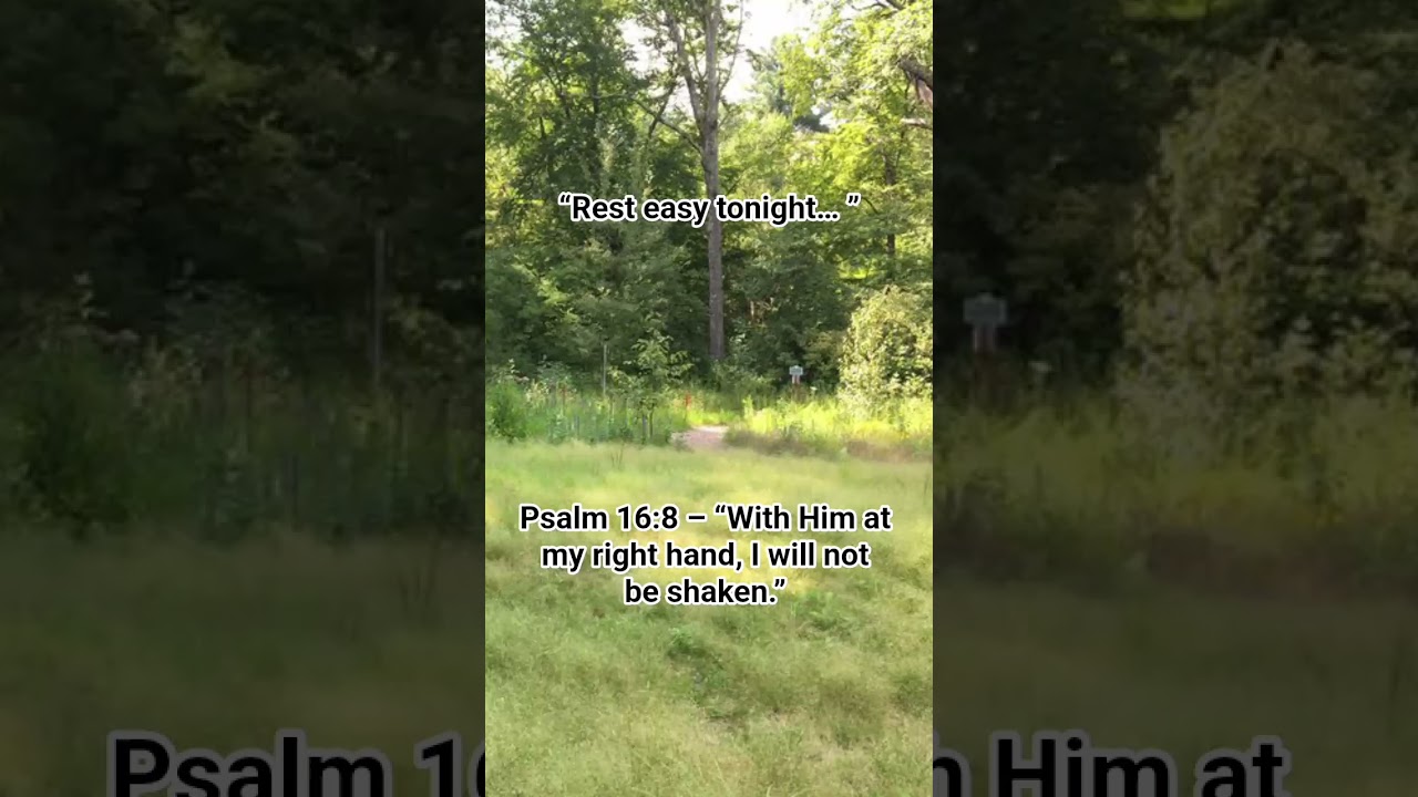 Keep your trust in God and sleep peaceful Follow for daily scripture made simple!