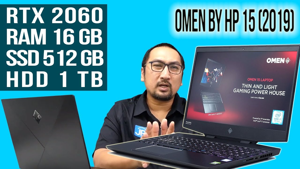 Laptop Gaming RTX 2060 & Core i7-9750H Murah Banget: Review Omen by HP 15 (2019) - Indonesia