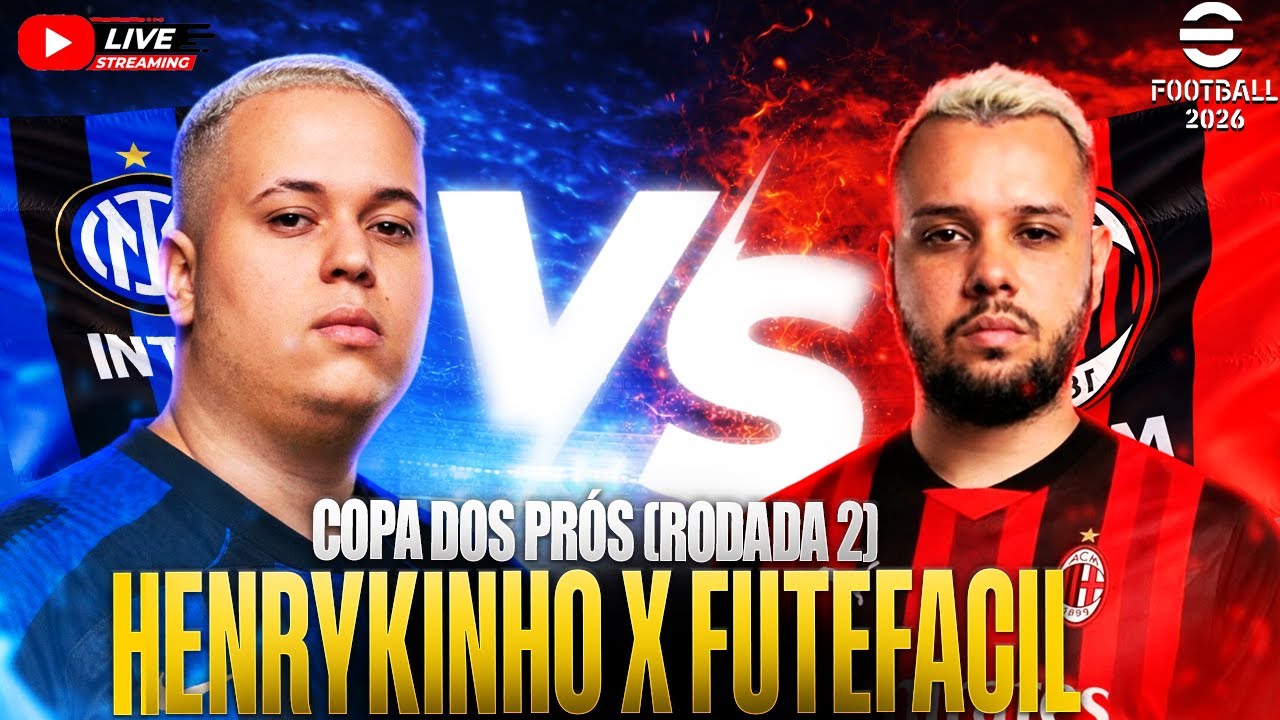 🔴 LIVE | eFOOTBALL 2026   | TORNEIO DOS PROS VS FUTEFACIL + COOP COM AVARÉ