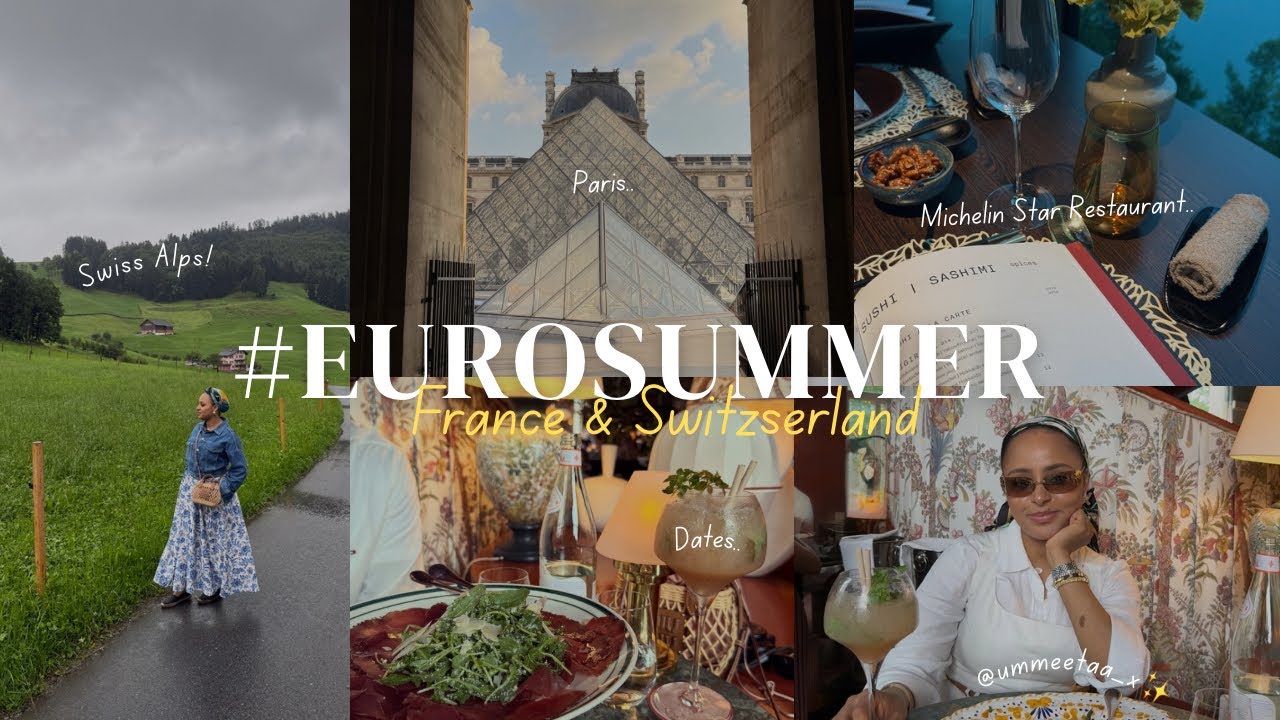 Eurosummer25: Bucket list Spa Resort in Switzerland, Dinner dates in Paris, Swiss Alps farm etc.