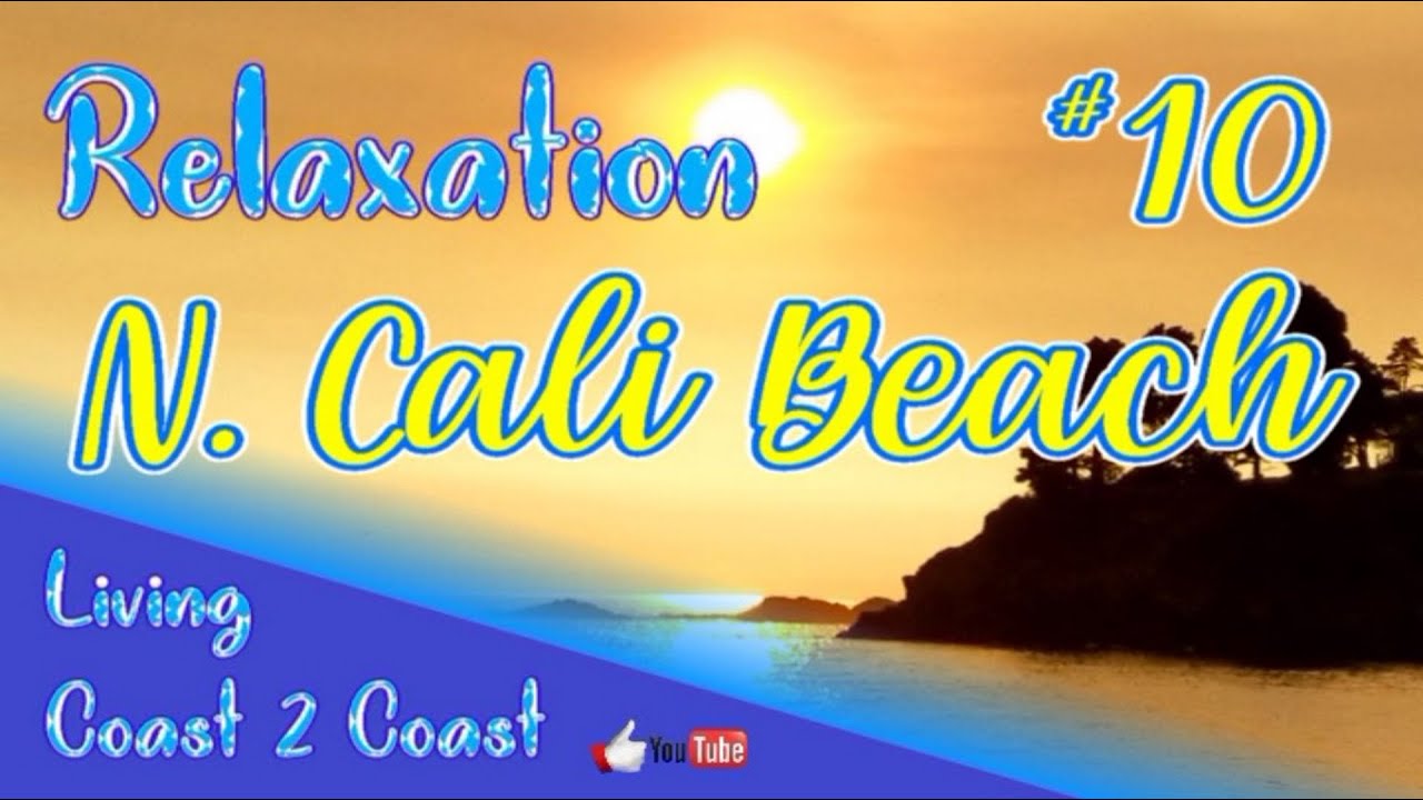 N Cali Beach 10 |:| Ocean |:| ASMR 10 Minute Relaxation |:| Living Coast 2 Coast