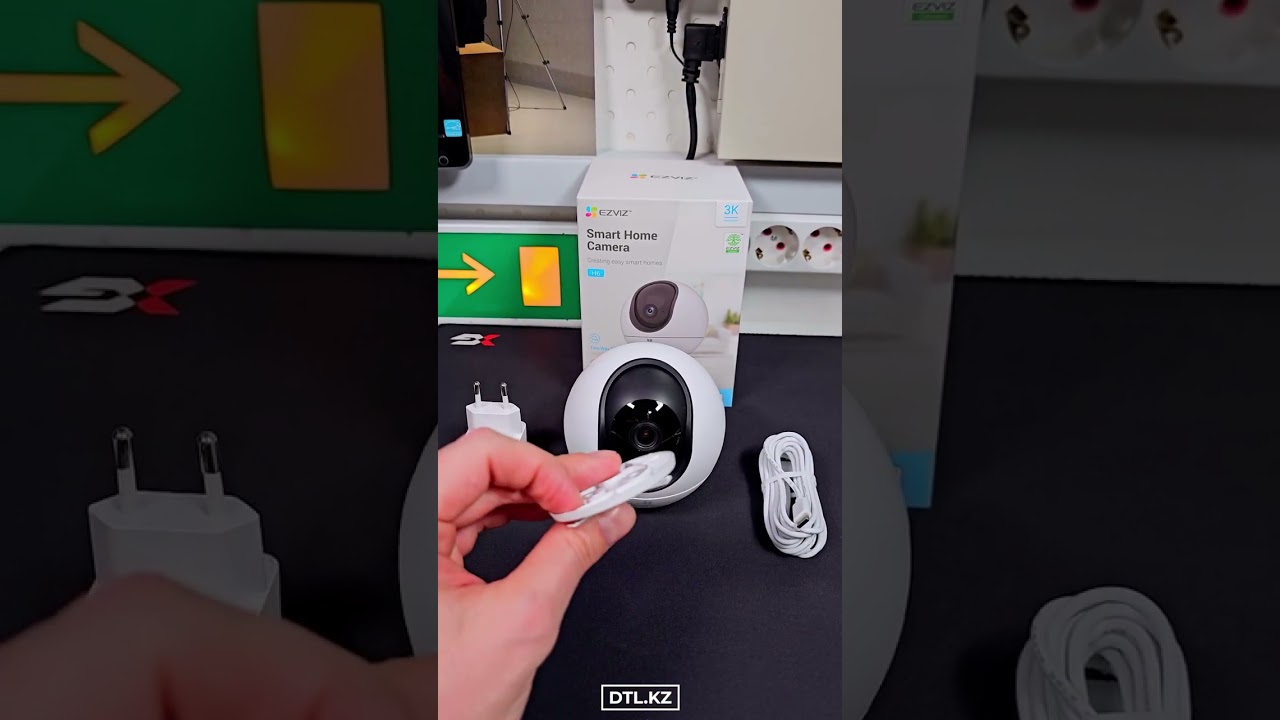 Ezviz H6 - внутренняя поворотная Wi-Fi камера - 5 Мп, 4 мм, 104&deg;, до 512 ГБ, 2.4/5 ГГц, мини обзор