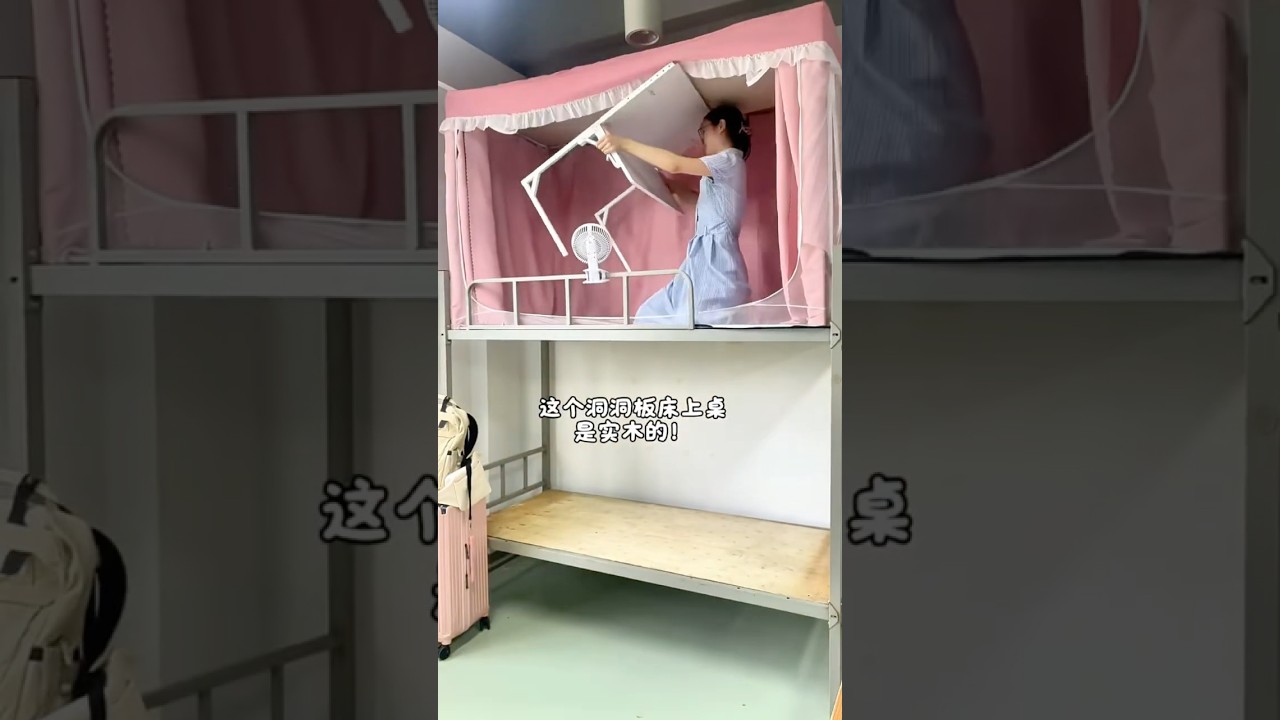Solo Dormitory Decoration✨💖Korean school Girl Room #shorts #decoration #decordairy #decorrenovation