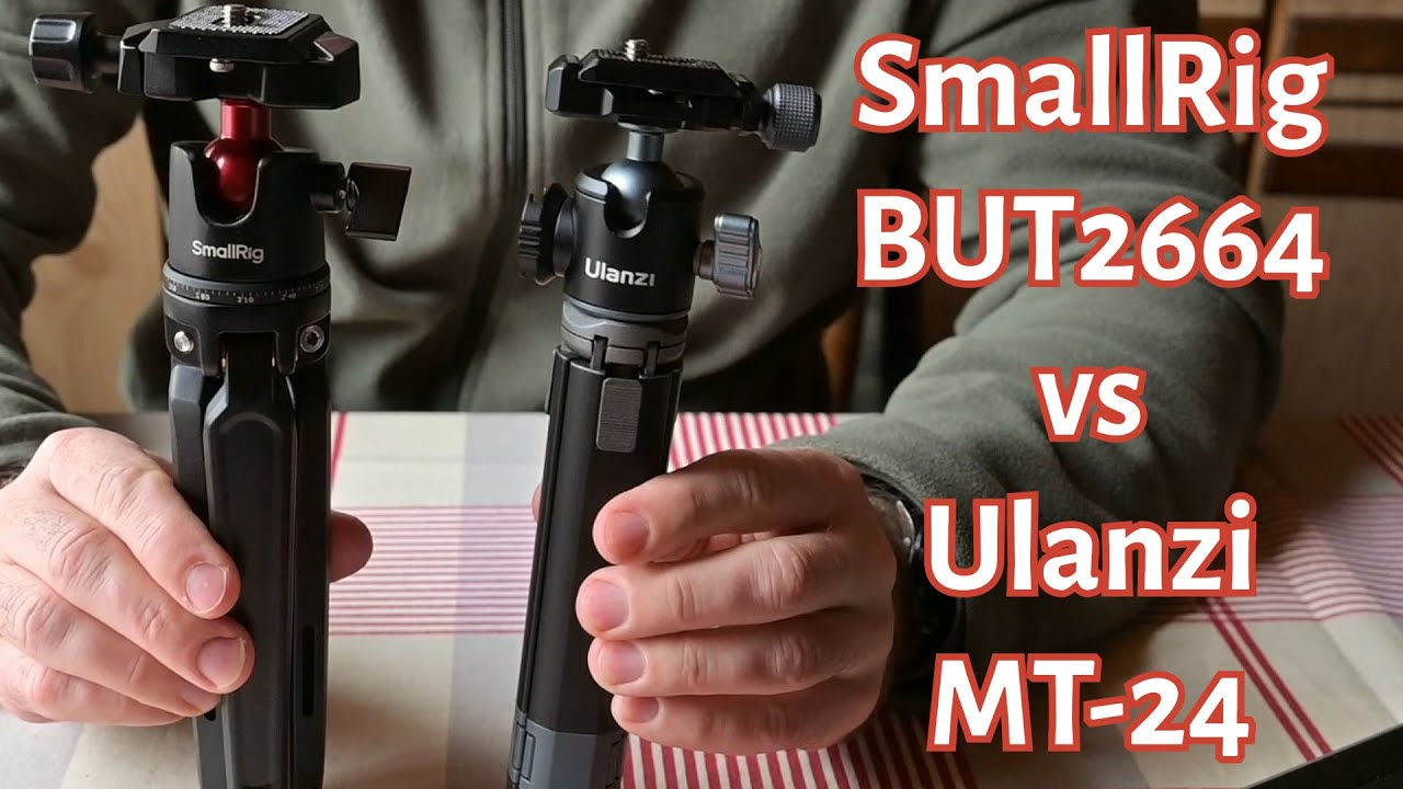 Краткое сравнение штативов Smallrig BUT2664 и Ulanzi MT-24
