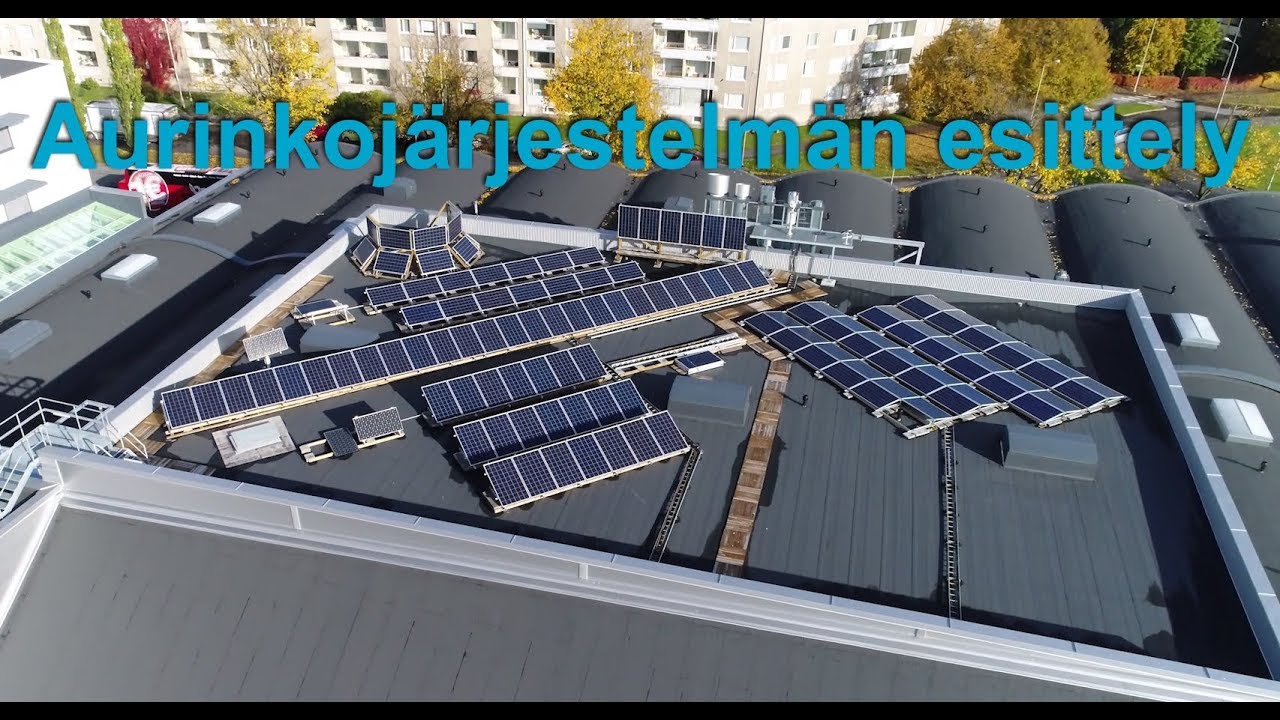 SAMKin aurinkosähköjärjestelmän esittely