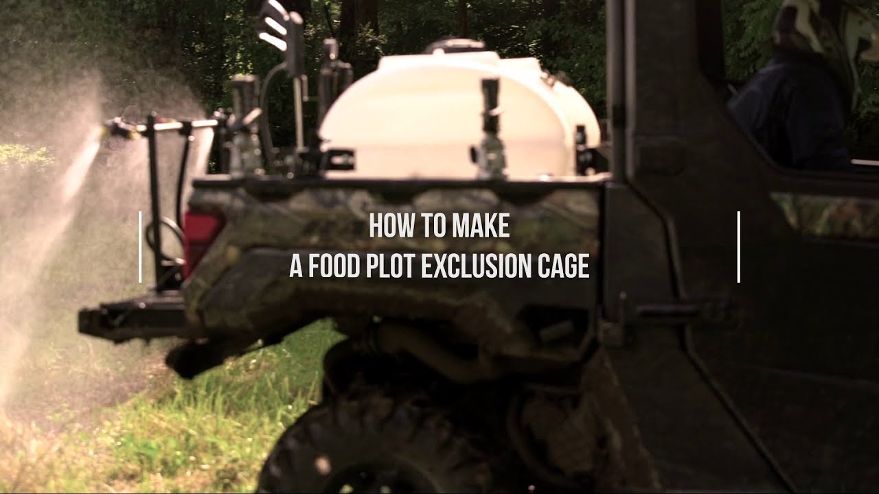 How to Make a Food Plot Exclusion Cage