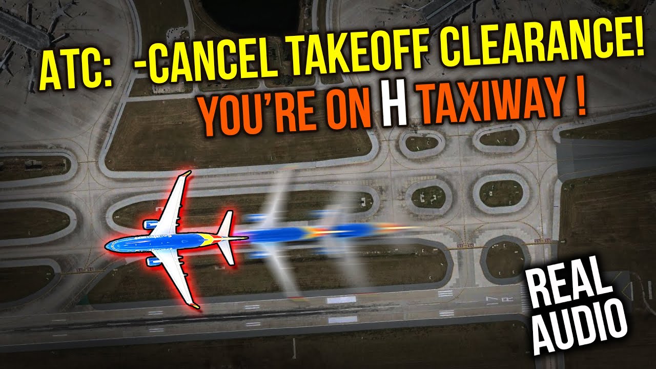 SOUTHWEST STOP!!!  Southwest Boeing 737 almost took off from taxiway at Orlando Airport. REAL ATC