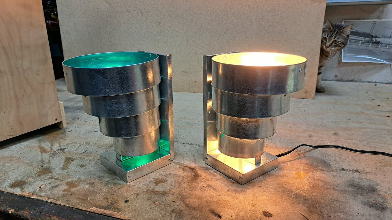 Sheet Metal is Fun! Art Deco Lamp