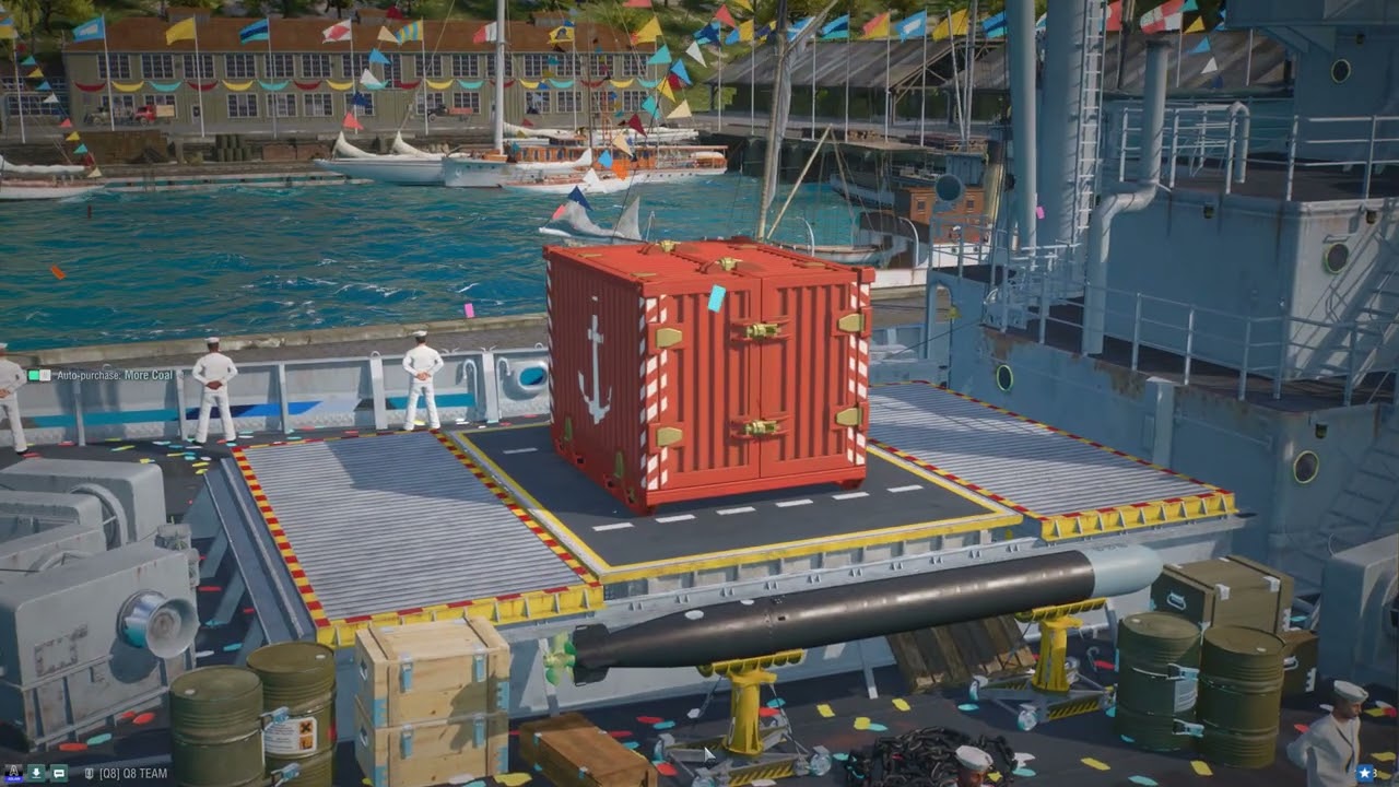 opening 33 super container with a premium ship war of warships 2025