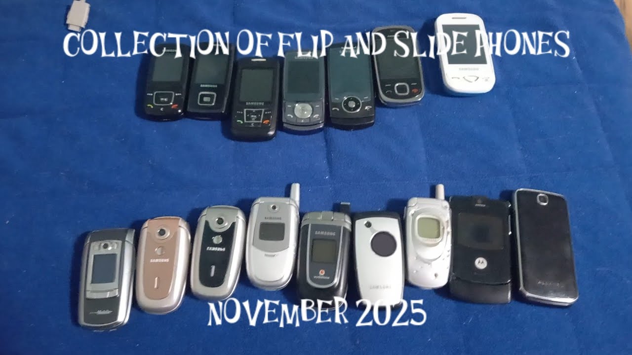 Flip and Slide Phone Collection (November 2025)