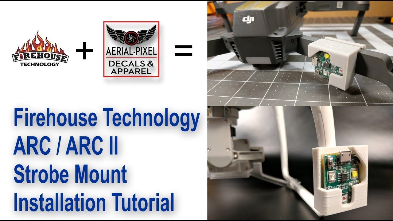 Firehouse Technology ARC and ARC II Drone Strobe Mounts