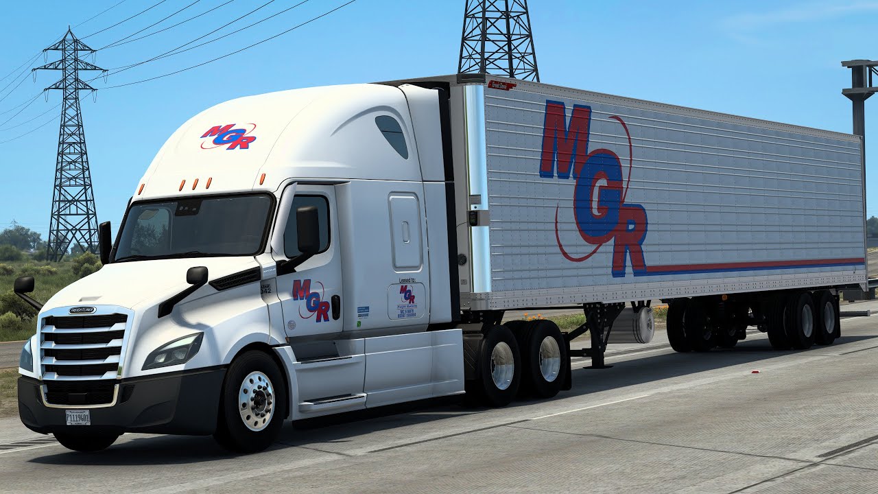 ATS Waco(TX) to Brownsville(TX) Realistic Drving Freightliner Cascadia