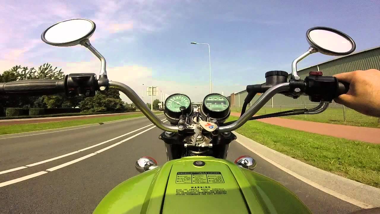 GoPro Hero Test 1976 Honda CB750A Hondamatic With Protune & Superview 720P 50FPS