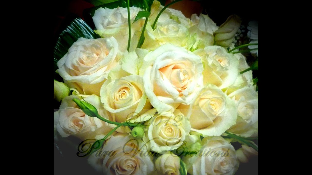 DIY Ramo de novia redondo y compacto.