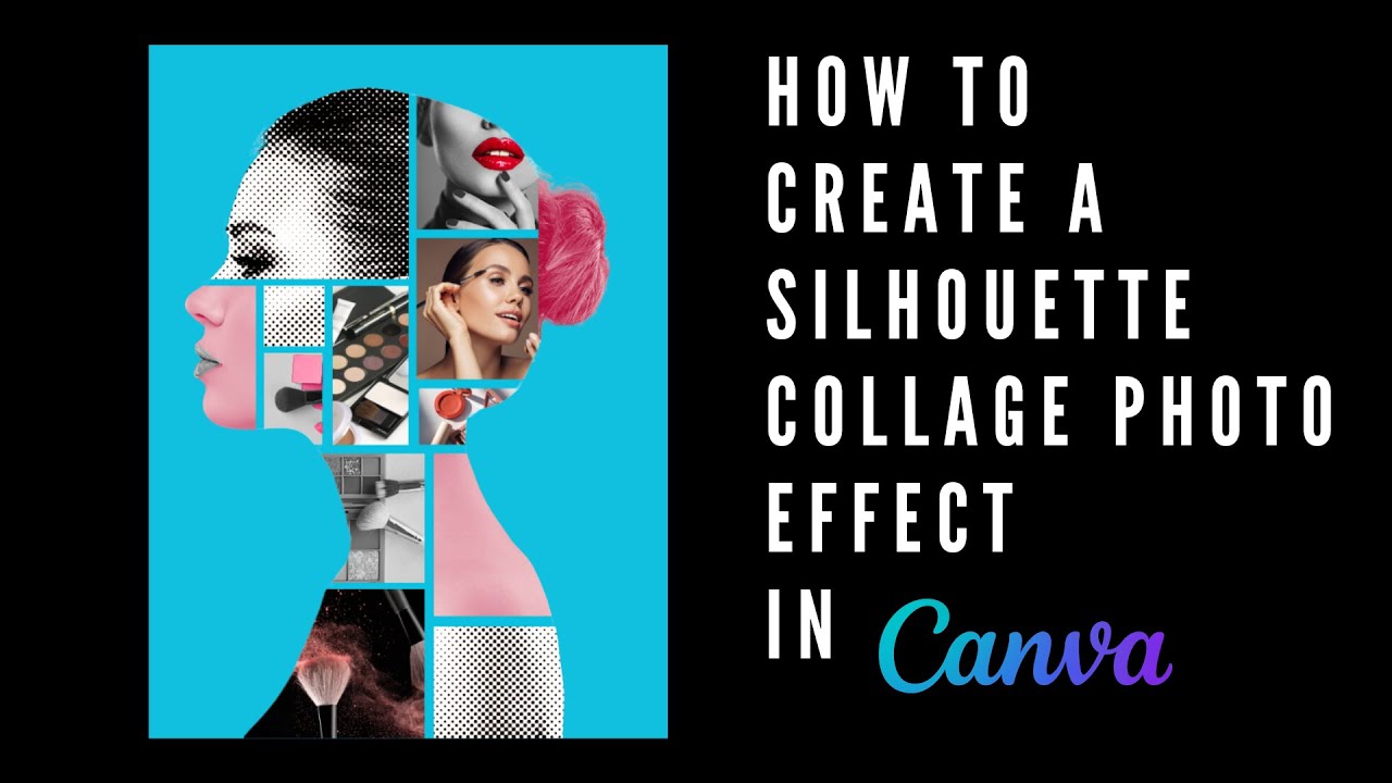 How to Create a Silhouette Collage Photo Effect in Canva