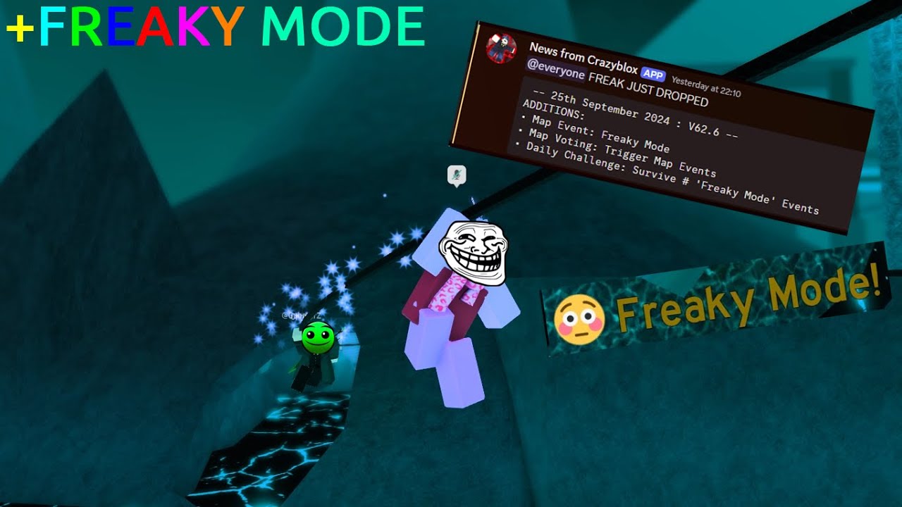 Roblox - Flood Escape 2 UPDATE with FREAKY MODE?!