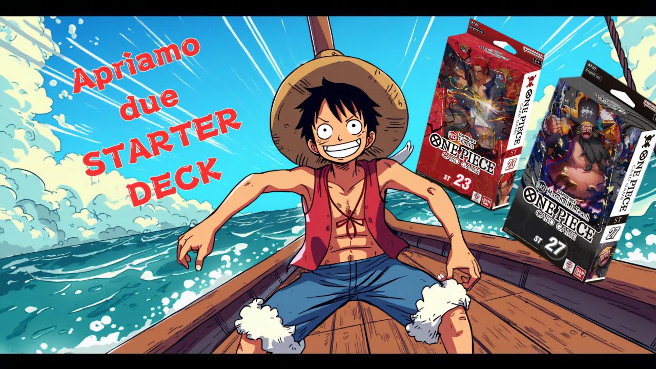 STARTER DECK one piece. #onepiece #cardgame #onepiecetcg #tiktok #youtube 