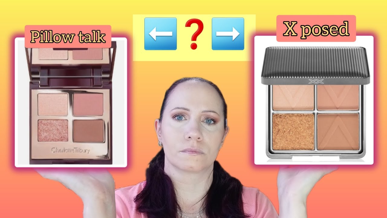 Charlotte tilbury ⬅️❓ ➡️Revolution x posed#smink #paletta #makeup