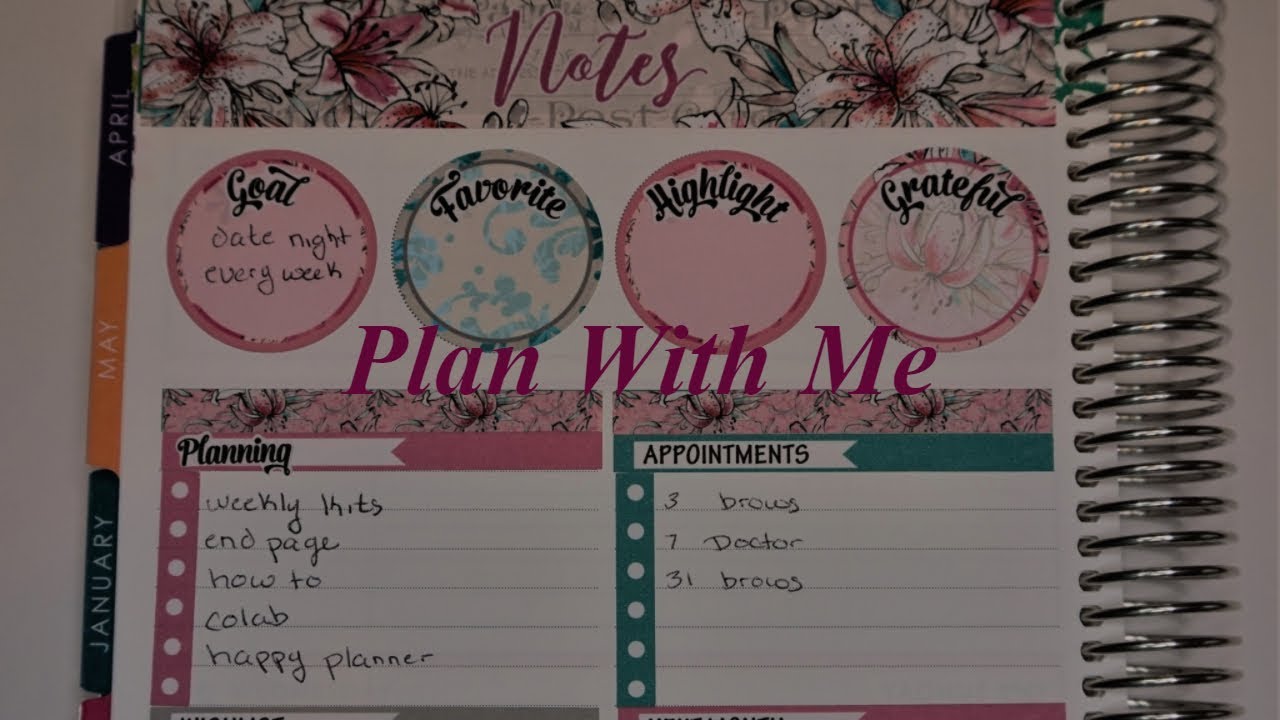 plan with me//eclp notes page//ft design lovely studio