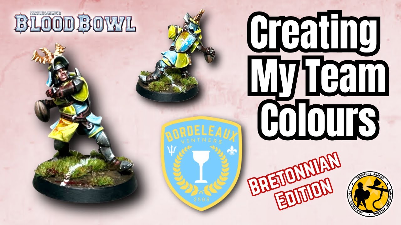Warhammer | Blood Bowl Third Season | Painting My Bretonnia Team | Tutorial