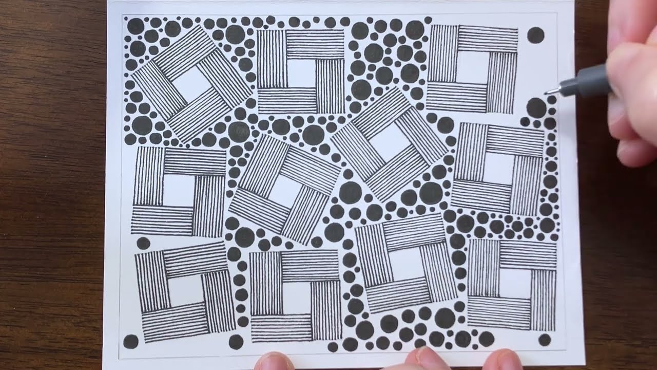 Easy #zentangle #drawings for #beginners #zendoodle  #zentanglelovers 