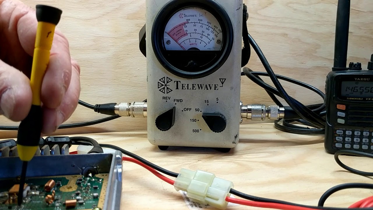 How to Adjust the Kenwood TM-271A Transmit Power